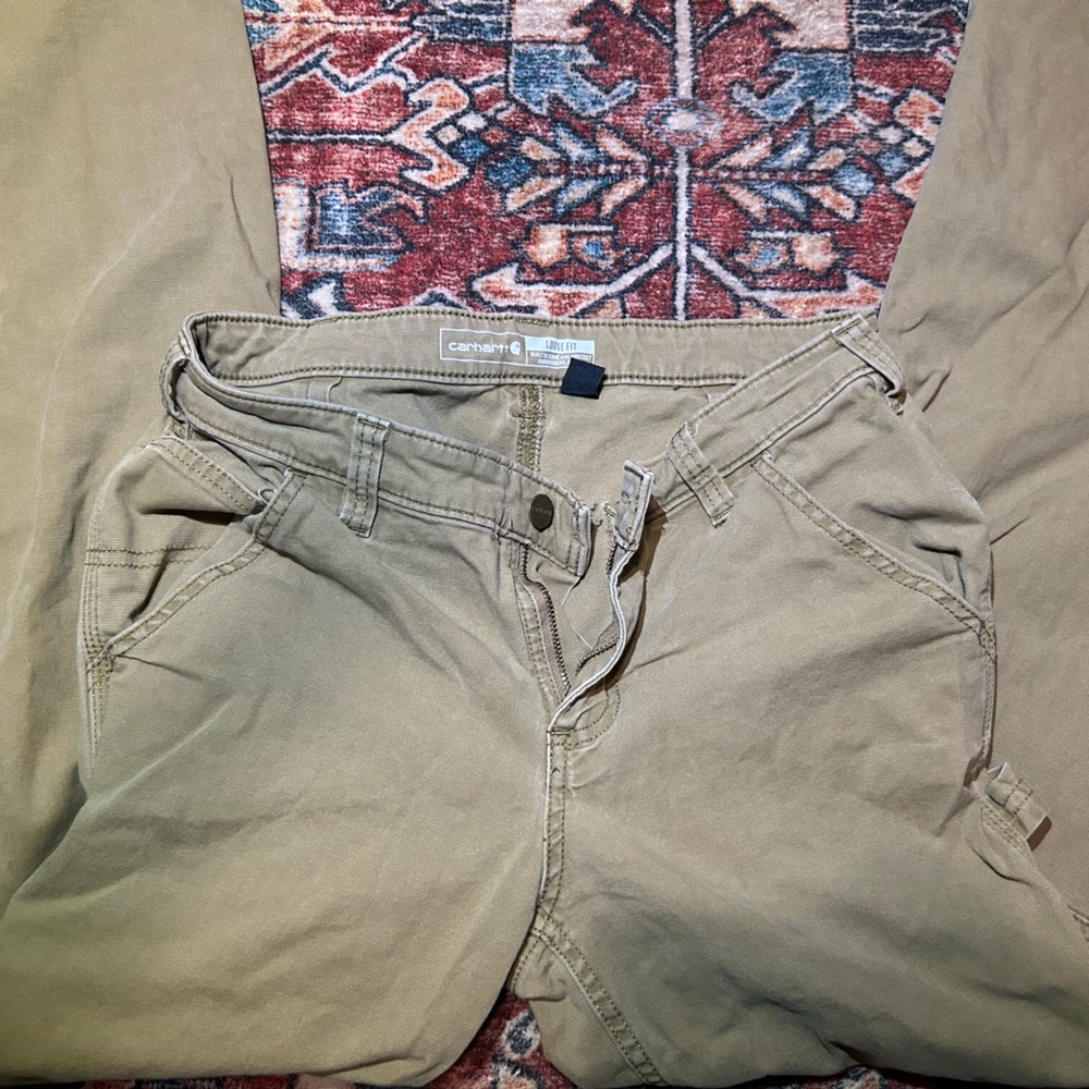 Khaki Carhartt Women pants size 6